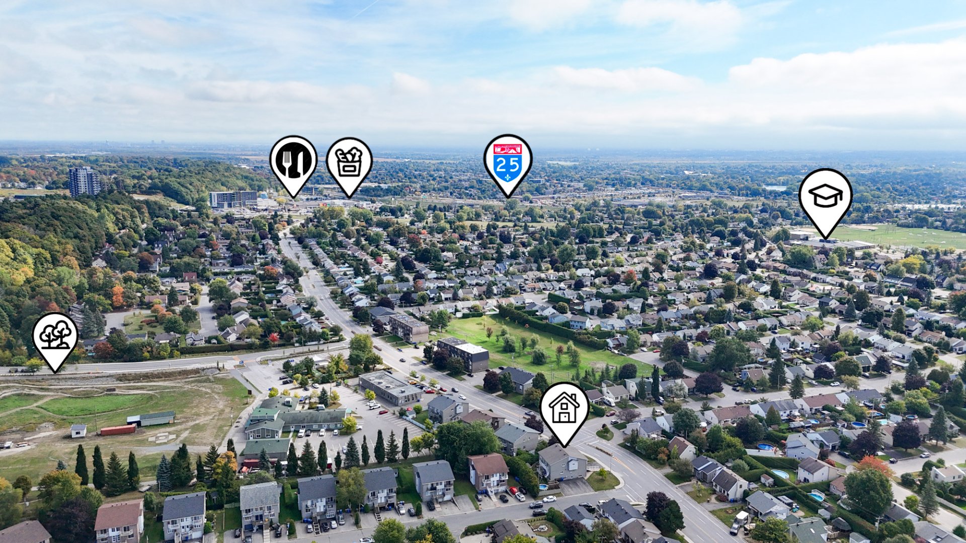 Vue d'ensemble — 4313–4319 Hauteville, Terrebonne